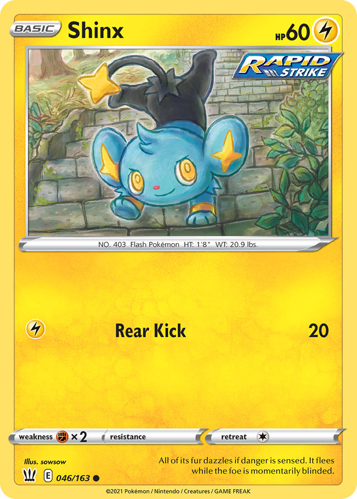 Battle Styles Shinx [Holo] Pokémon card